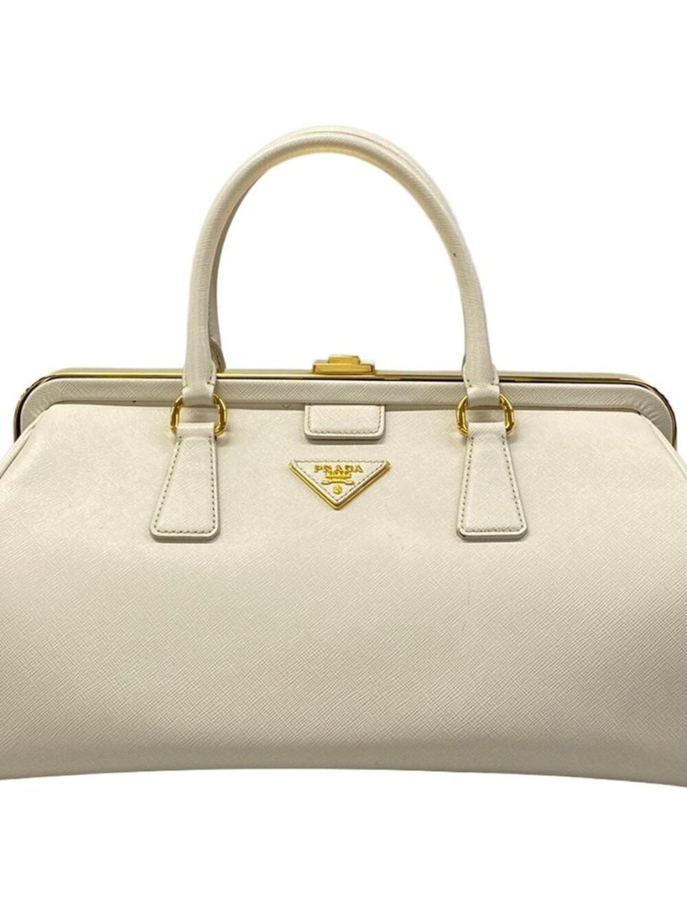 Prada Saffiano Lux Doctor Frame Bag